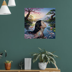 "Between Blossom and Formula"– A Digital Portrait Poster