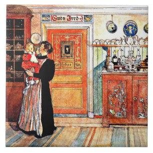 Between Christmas and New Aco, Carl Larsson, Tile