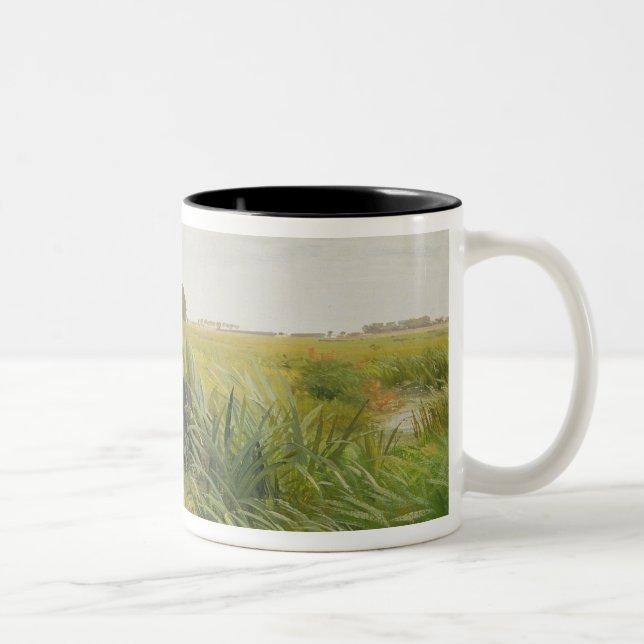 Between Geest and Marsh, c.1880 Two-Tone Coffee Mug (Right)
