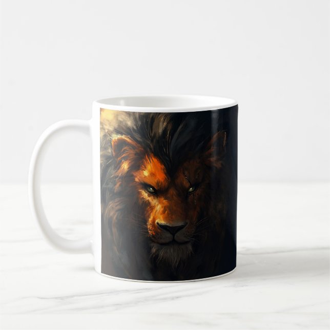 Between Lions Coffee Mug (Left)