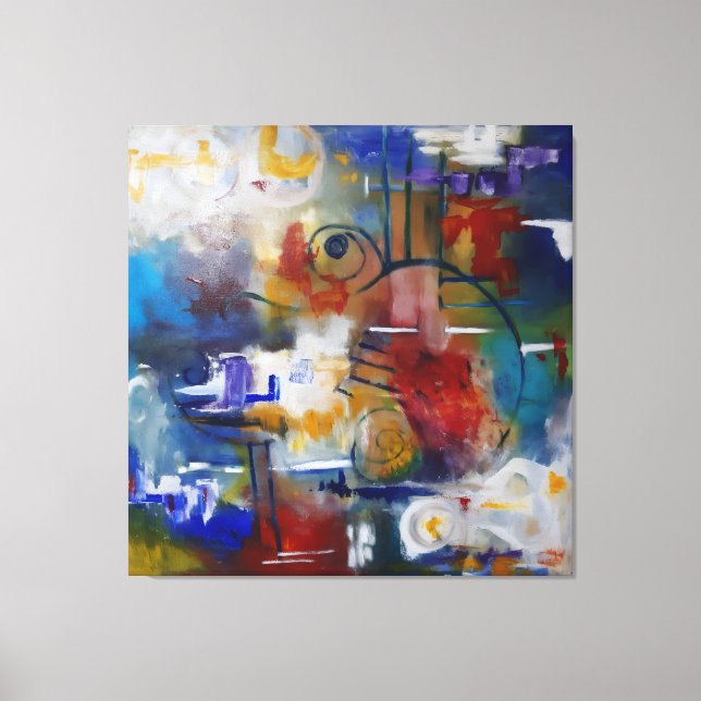 Between Silence and Storm  Canvas Print (Front)