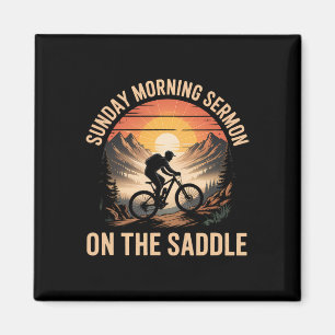 Between Soccer And Chores Mountain Biking Dad  Magnet