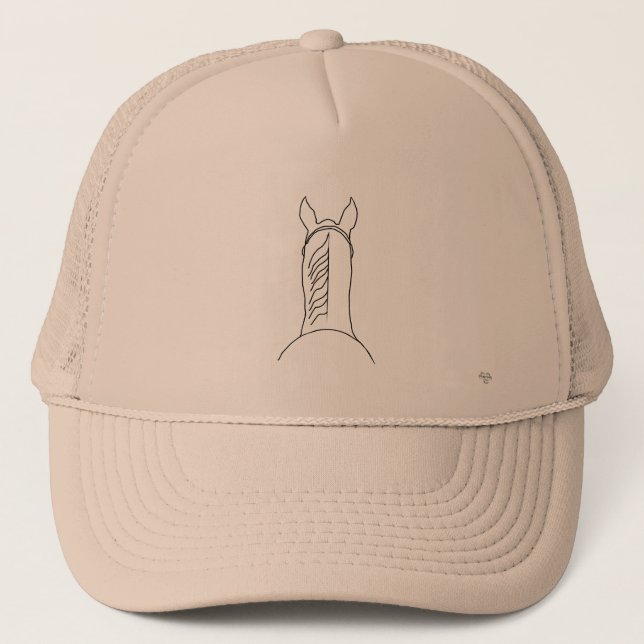 Between the Ears Horse Trucker Hat (Front)