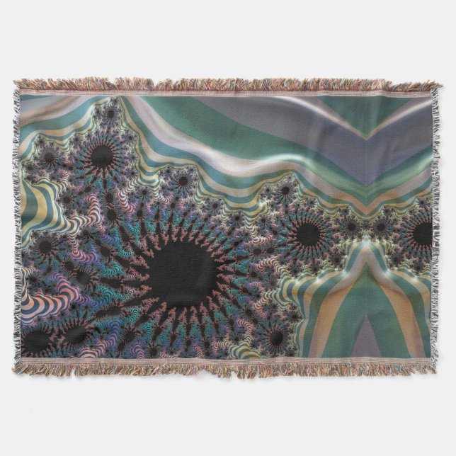 Between the Folds Throw Blanket (Front)