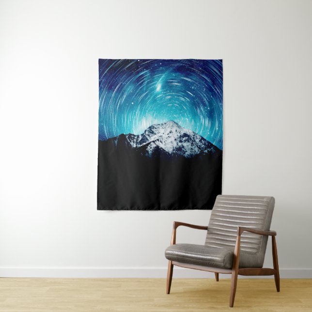 Between the galaxy and the mountain tapestry (In Situ)