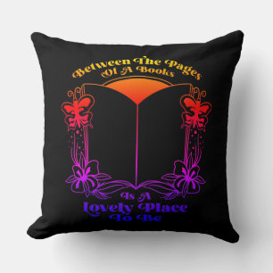 Between The Pages Of A Book  Throw Pillow