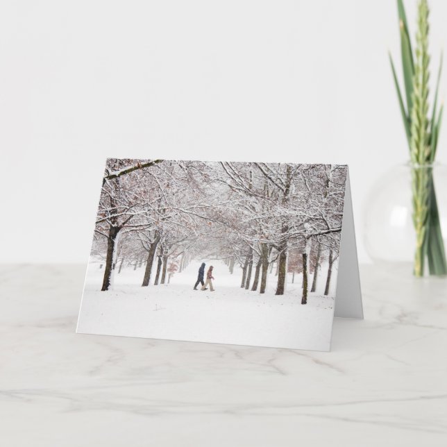 Between The Trees Holiday Card (Front)