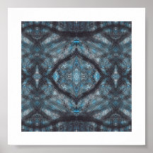 Betwixt Blue Abstract Watercolor Art