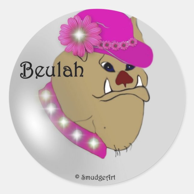 Beulah Classic Round Sticker (Front)