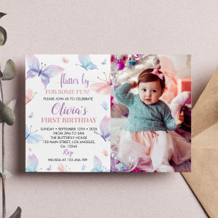 Beurre Anniversaire Invitation Girl Photo