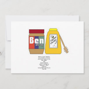 Beurre d'arachide et Faire-part de mariage de miel