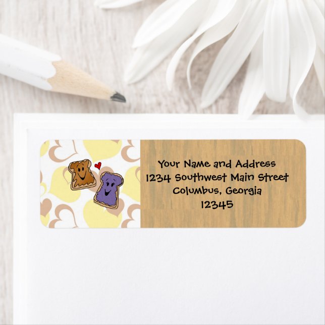 Beurre d'arachide et gelée de Saint-Valentin (En situation)