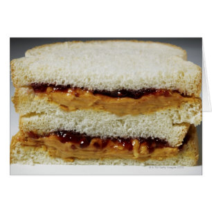 Beurre d'arachide et sandwich à la gelée.