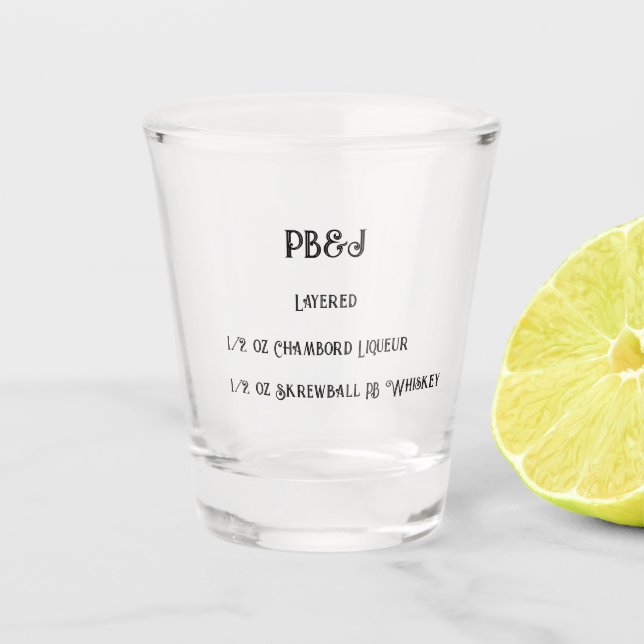 Beurre d'arachide et verre de crème glacée de gelé (Devant)
