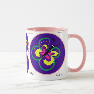 Beurre Joyeux Fêtes Merci café Mug