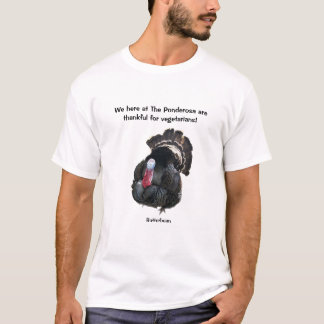 Beurre la dinde aime les végétariens T-shirt