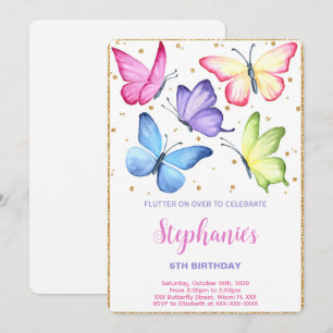 Beurre mignon Invitation d'anniversaire