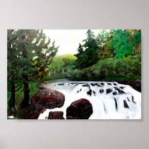 Beurre Milk Falls New York Poster