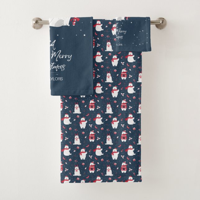 Beurre polaire Joyeux Motif de Noël ID851 (En situation)