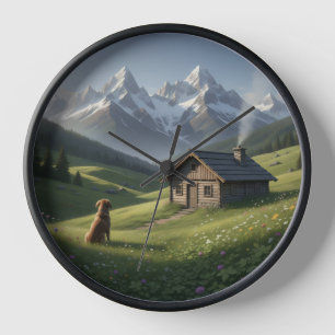beutiful clock for people who loves nature