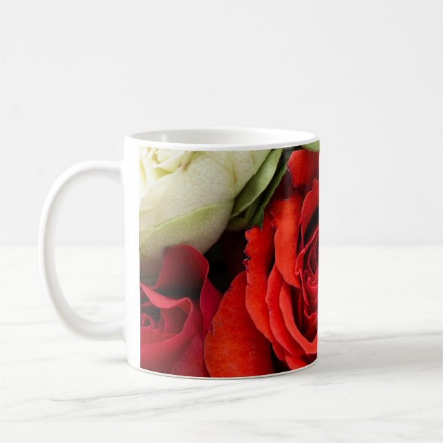 beutiful flowers coffee mug (Left)