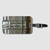 Beveled glass silver black grey modern