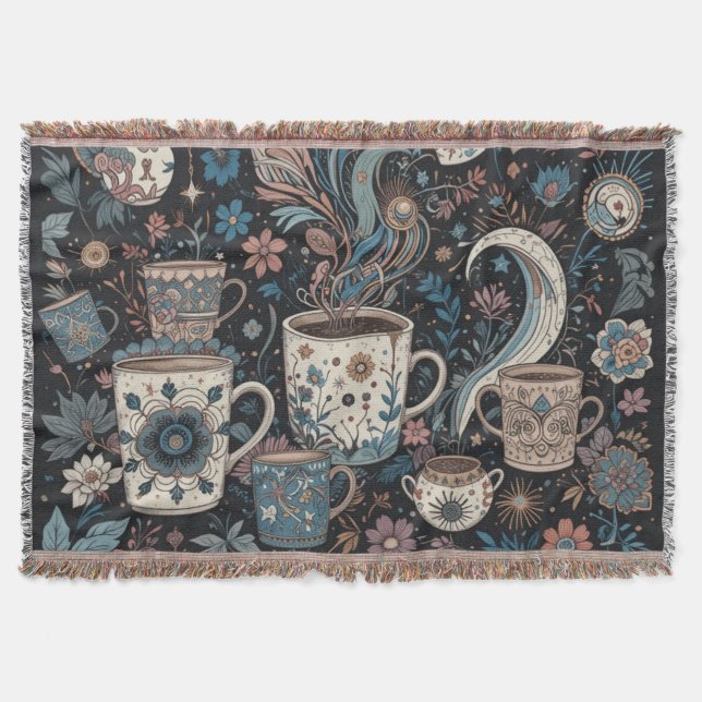 Beverage Time Throw Blanket (Front)