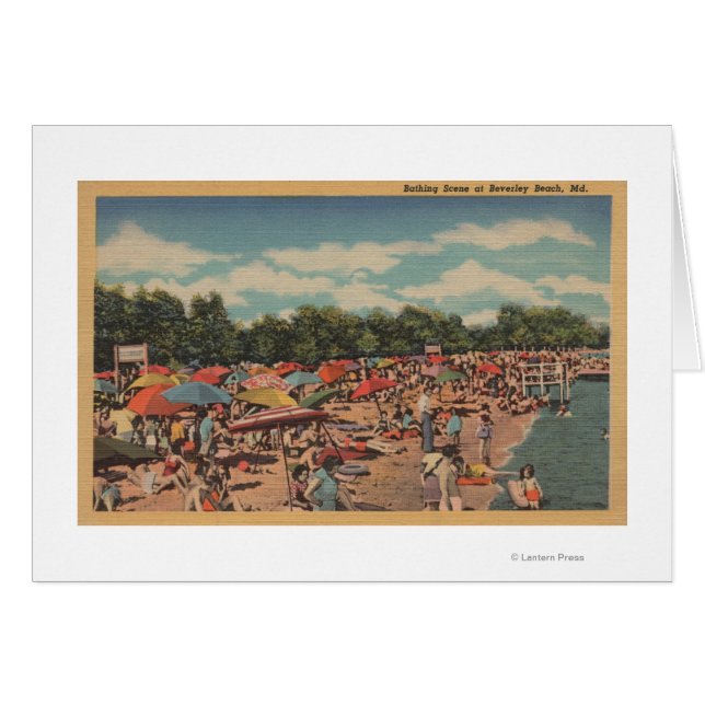 Beverley Beach, MD - Sunbathing Scene (Front Horizontal)