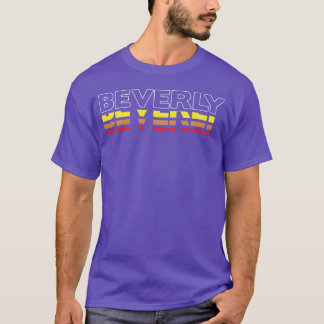 Beverly First Name Funny Vintage Sunset Beverly bo T-Shirt