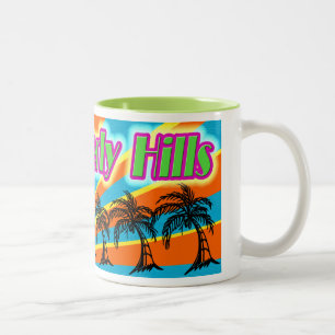 Beverly Hills 5 Palm Trees Mug Cup