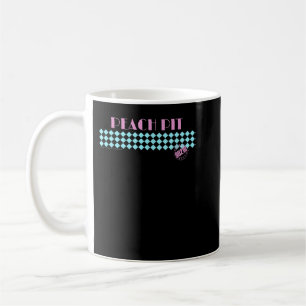 Beverly Hills 90210 Peach Pit Pattern Coffee Mug