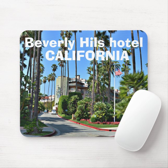 Beverly hills hotel ,Las Angeles California  Mouse Pad (With Mouse)