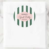 Beverly Hills Pink & Green Grad Party