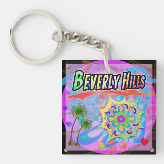 Beverly Hills True Progress Keychain (Front)