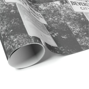 BEVERLY HILLS WRAPPING CHRISTMAS XMAS PAPER