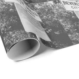 BEVERLY HILLS WRAPPING CHRISTMAS XMAS PAPER