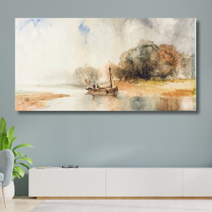 Beverly N.J. by Moran, 1880s Canvas Print