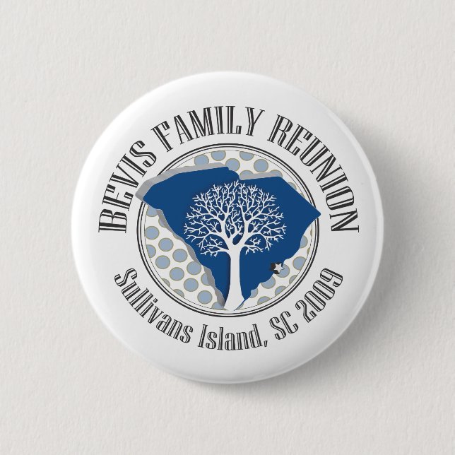 BEVIS REUNION BUTTON (Front)