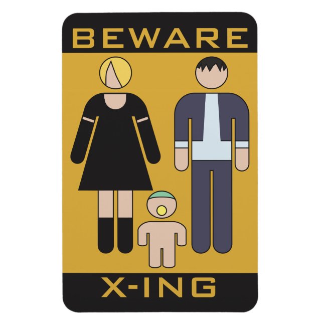 Beware Demons Magnet (Vertical)