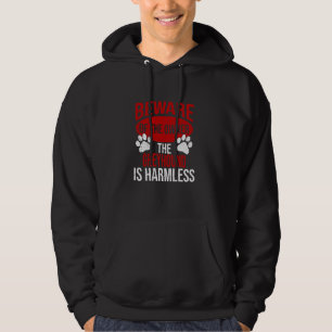 Beware - Dog Dad Dog Mom Greyhound Dog Owner Hoodie
