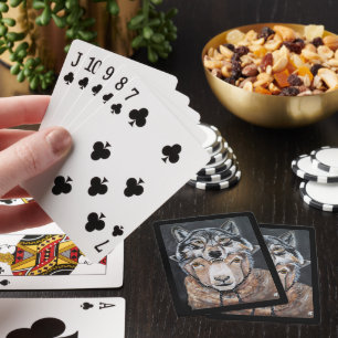 Beware False Alphas Painting by Alfred Fox Playing Cards