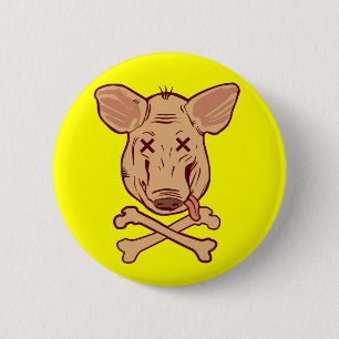 Beware h1n1 2 inch round button