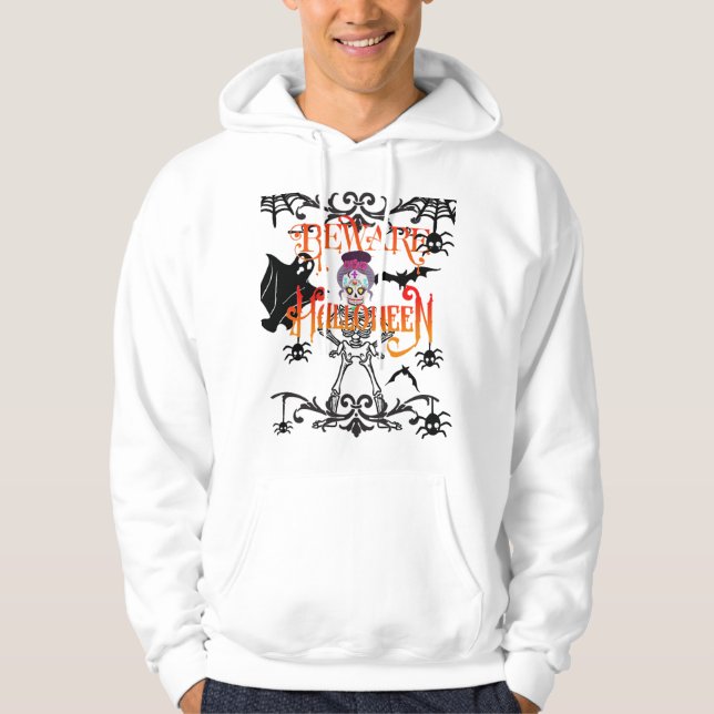 Beware Halloween Hoodie (Front)