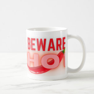 Beware hot coffee mug