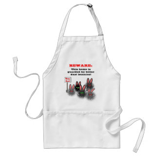 BEWARE: Killer Dust Bunnies Apron