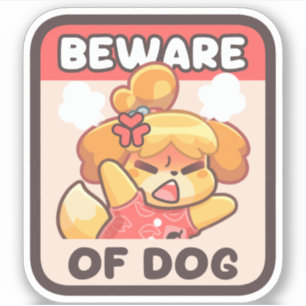Beware of dog - Sticker