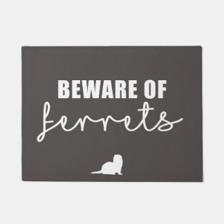 Beware of Ferrets Doormat