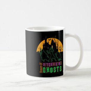 Beware Of Hitchhiking Ghosts Halloween Coffee Mug