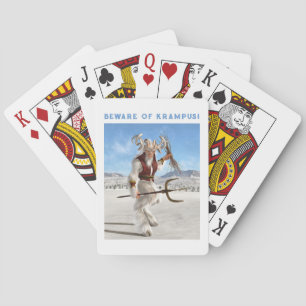 Beware of Krampus! Playing Cards