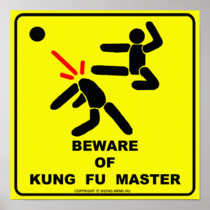 Beware of Kung Fu master Poster